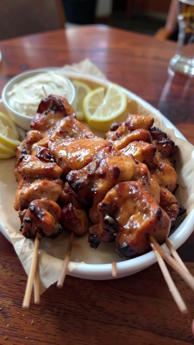 Delicious Air Fryer Lemon Pepper Chicken Skewers Recipe - Easy & Homemade