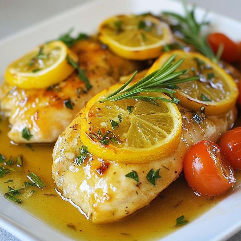 Tender Crockpot Lemon Rosemary Chicken Recipe