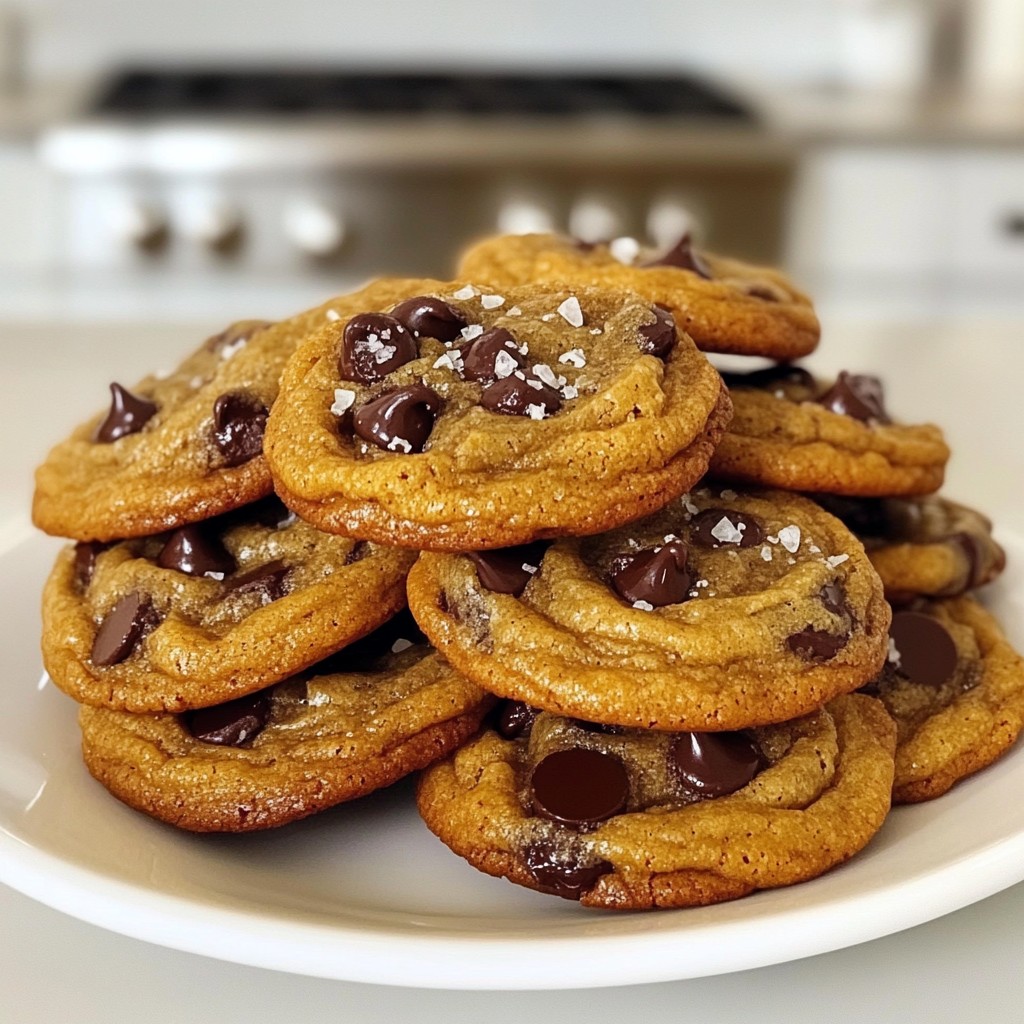 Chewy Brown Butter Chocolate Chip Cookies Delight