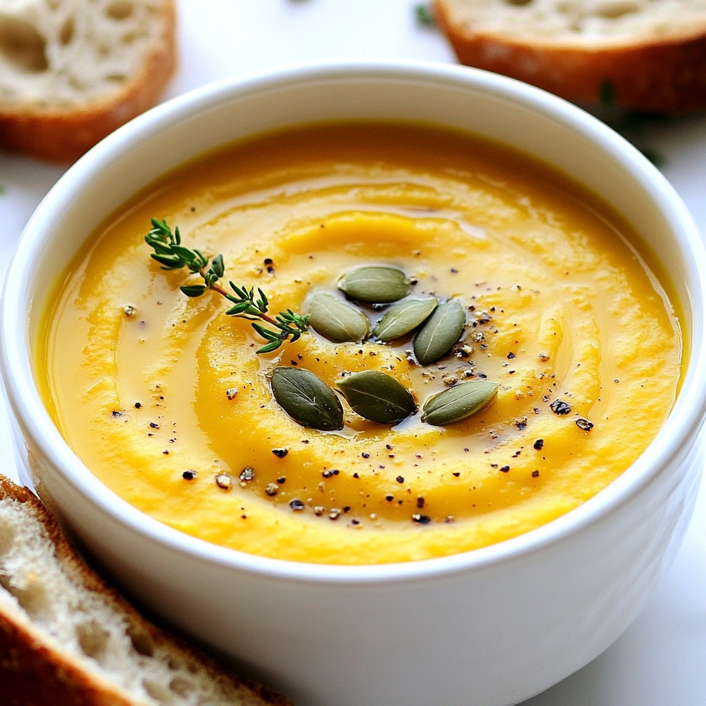 Autumn Harvest Butternut Squash Soup Flavor Boost