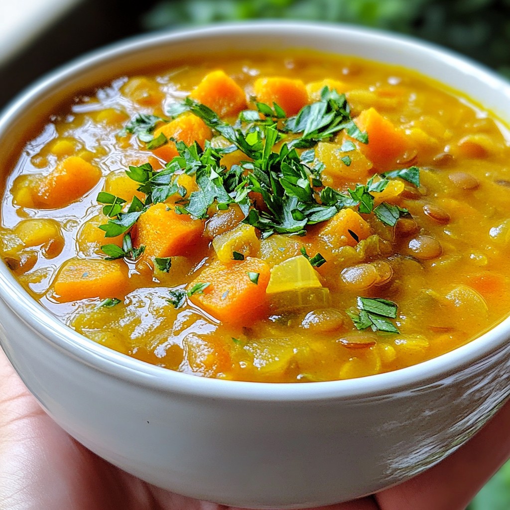 Savory Slow Cooker Carrot Lentil Soup Delightful Recipe