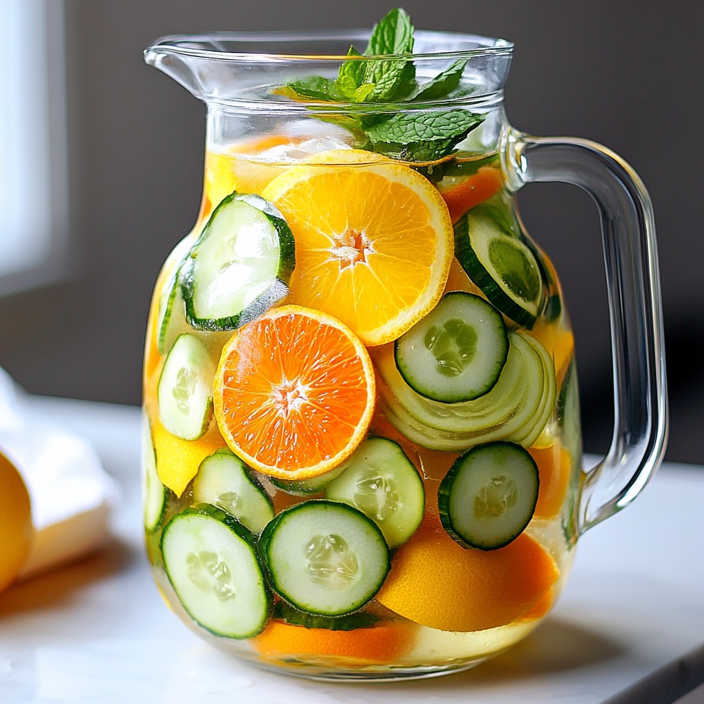 Citrus Burst Detox Water Refreshing Hydration Recipe