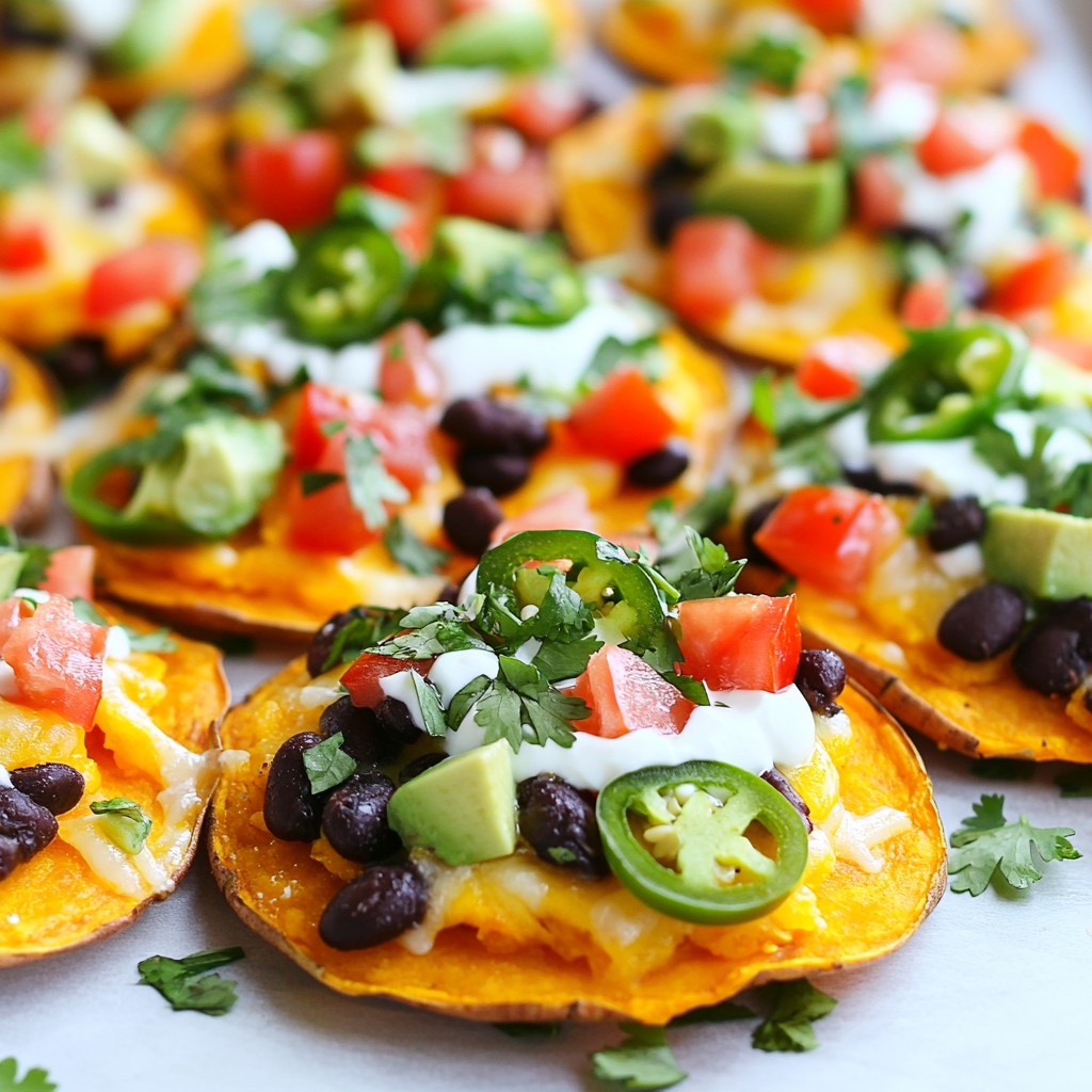 Loaded Sweet Potato Nachos Flavorful and Easy Recipe