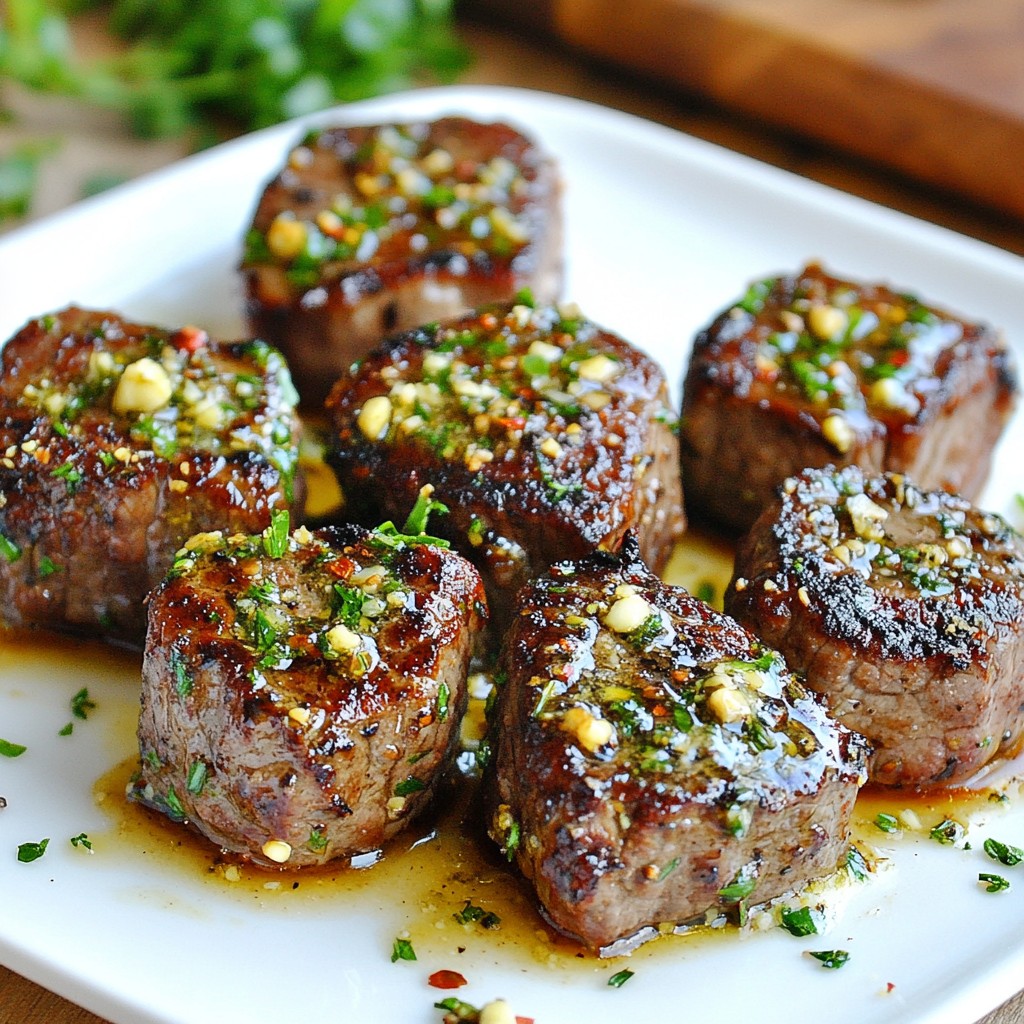 Garlic Herb Butter Steak Bites Tasty and Easy Recipe
