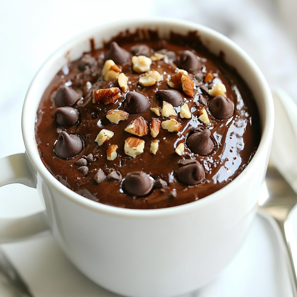 Triple Chocolate Mug Cake Decadent and Quick Recipe