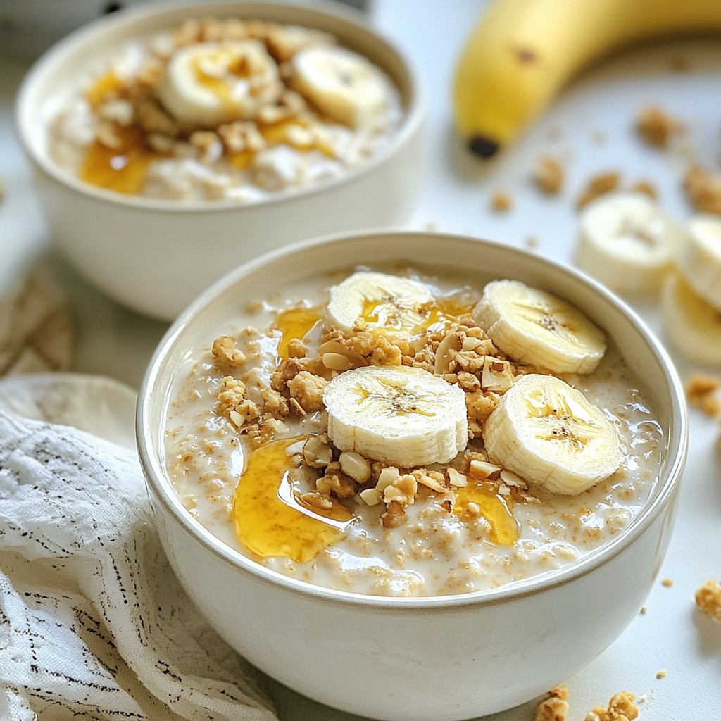Peanut Butter Banana Overnight Oats Easy and Quick Meal
