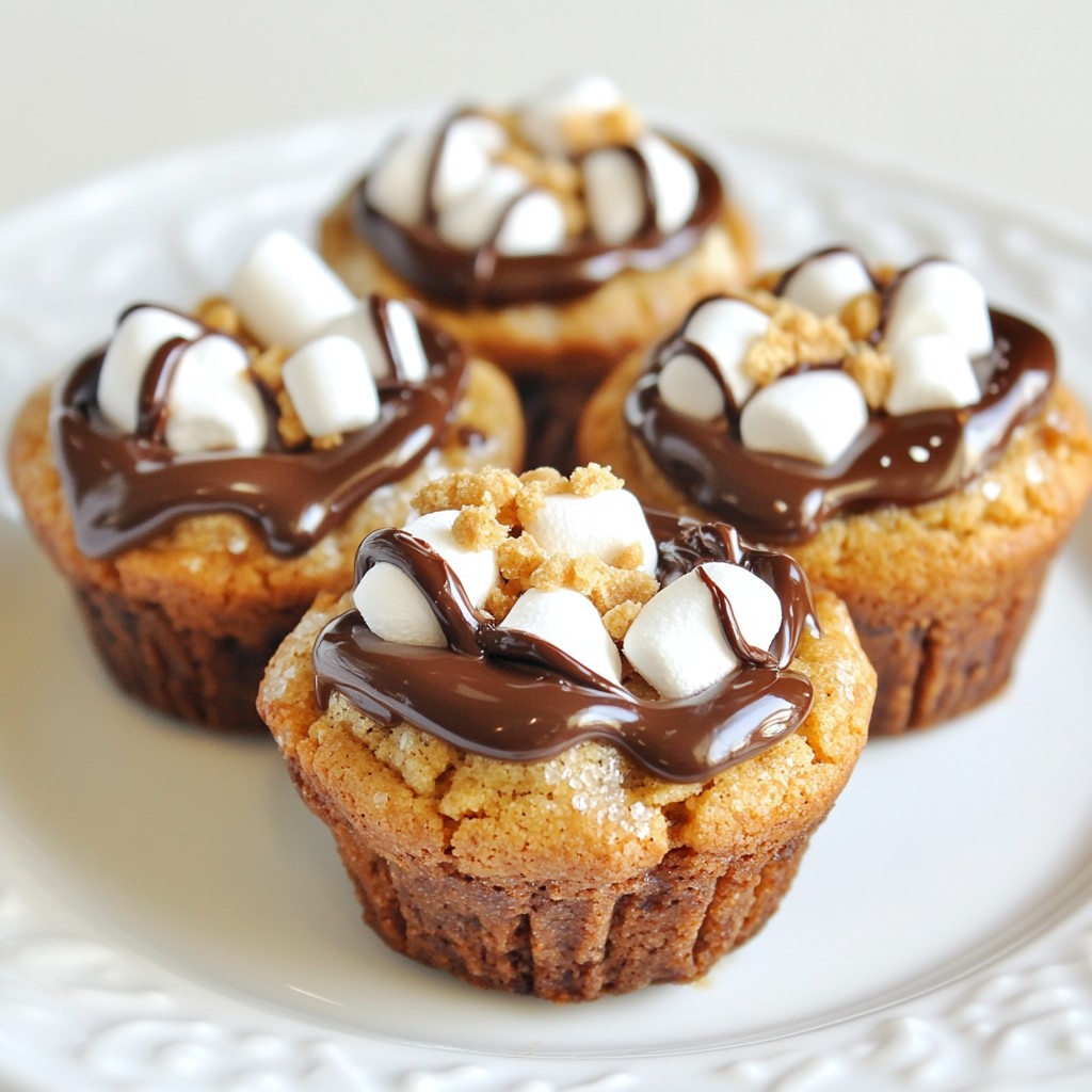 S'mores Cookie Cups Easy and Delicious Treat Recipe
