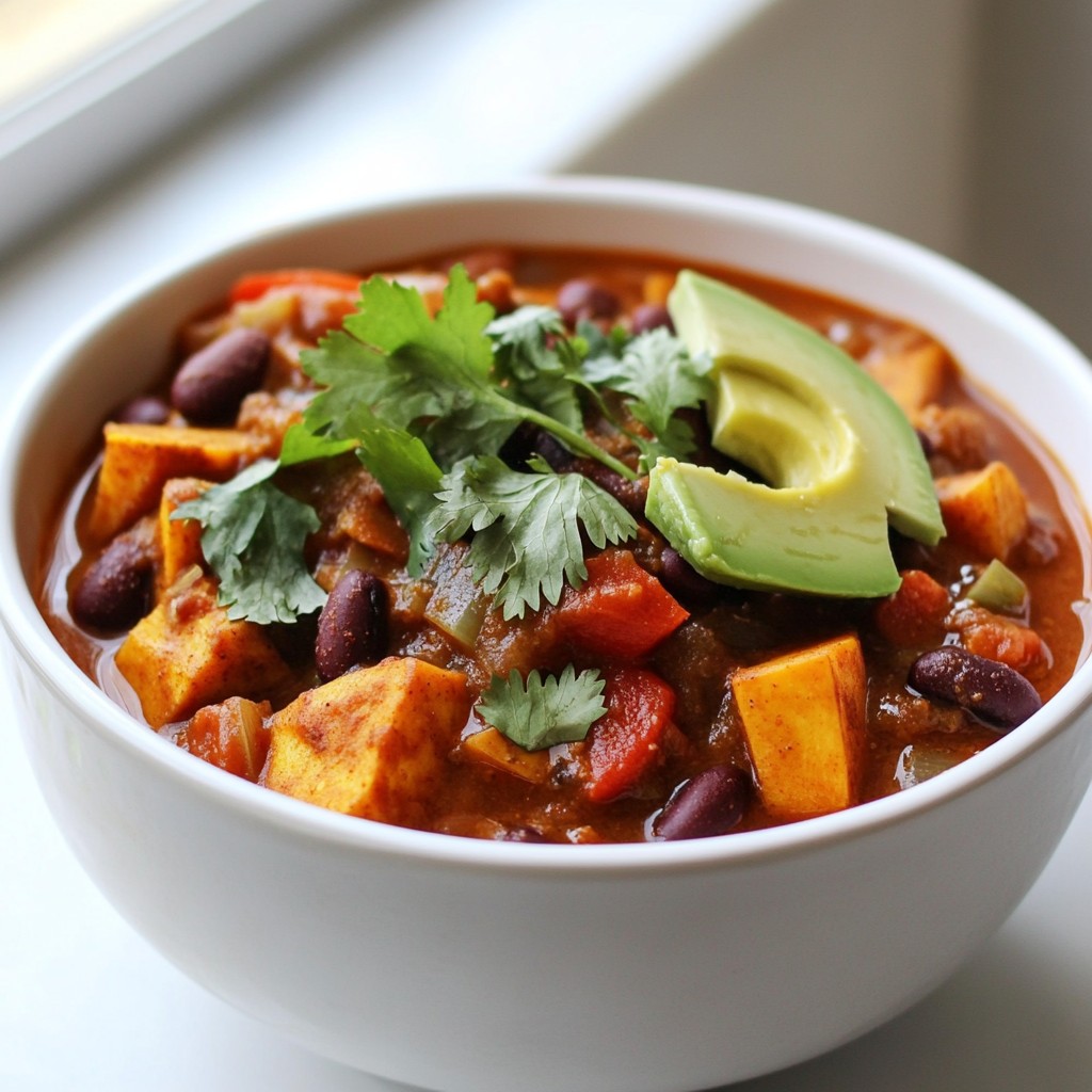 Vegan Sweet Potato Chili Bold and Flavorful Recipe