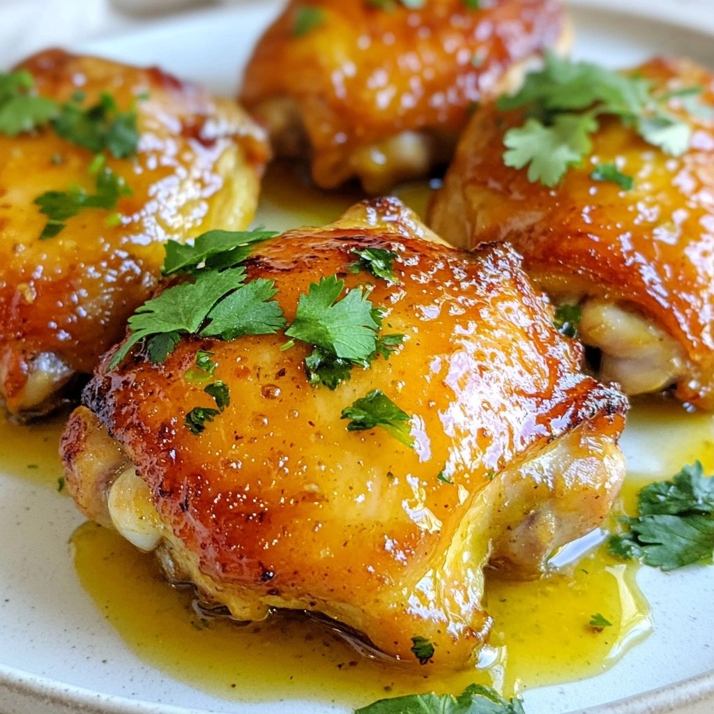 Set and Forget Honey Lime Chicken Thighs Recipe