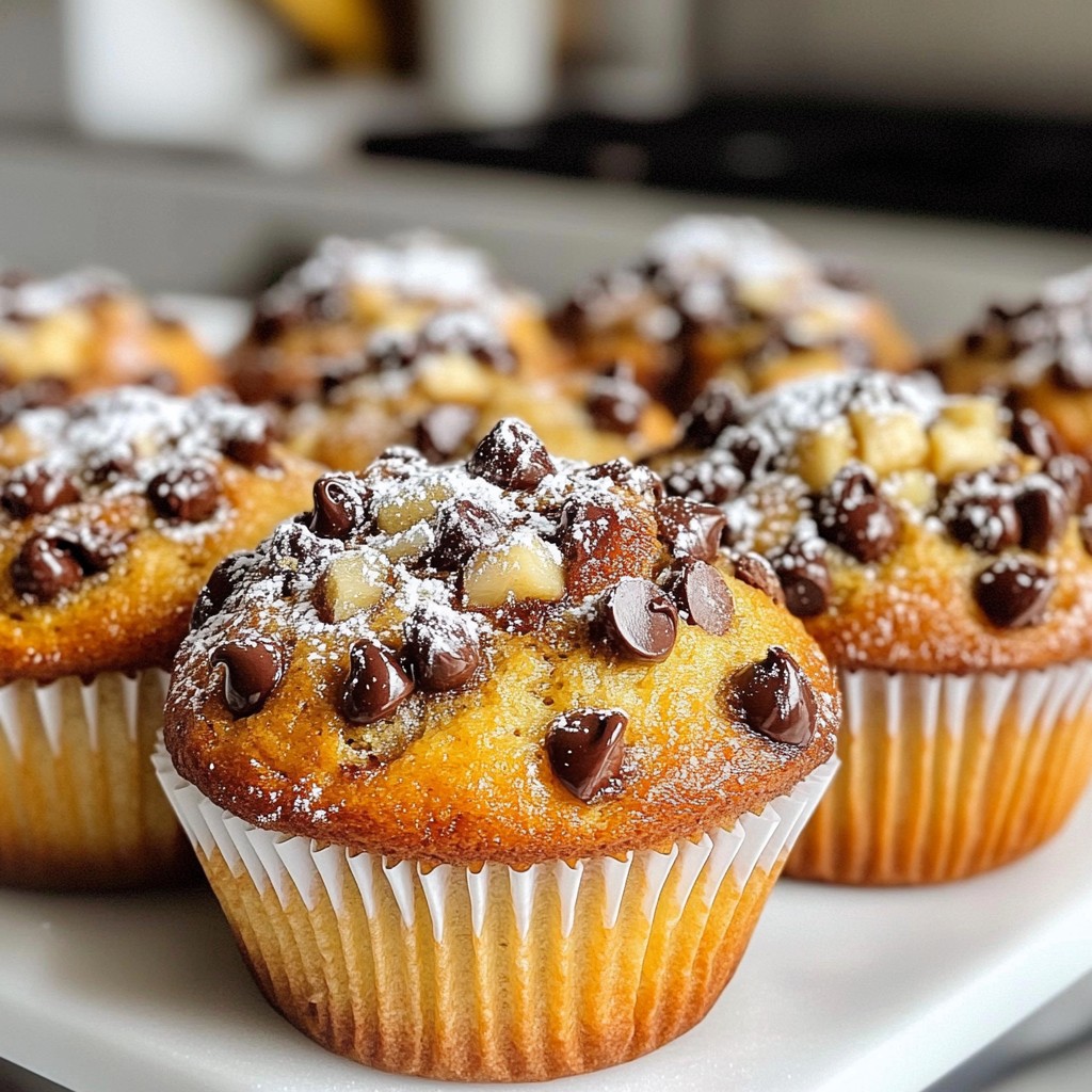 Chocolate Chip Banana Bread Muffins Easy and Tasty Treat