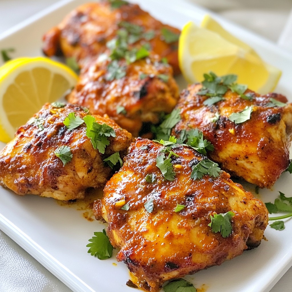 Spiced Crockpot Tandoori Chicken Easy Dinner Recipe