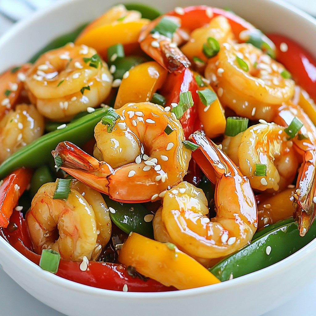 Honey Garlic Shrimp Stir Fry Quick and Tasty Meal