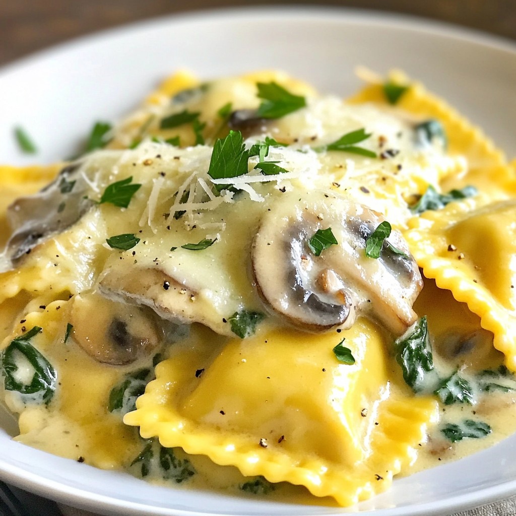 Creamy Slow Cooker Spinach Ravioli Delight Recipe