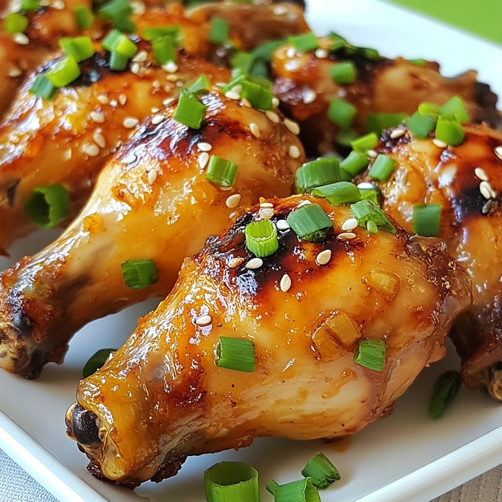 Crockpot Lemon Ginger Chicken Drumsticks Recipe