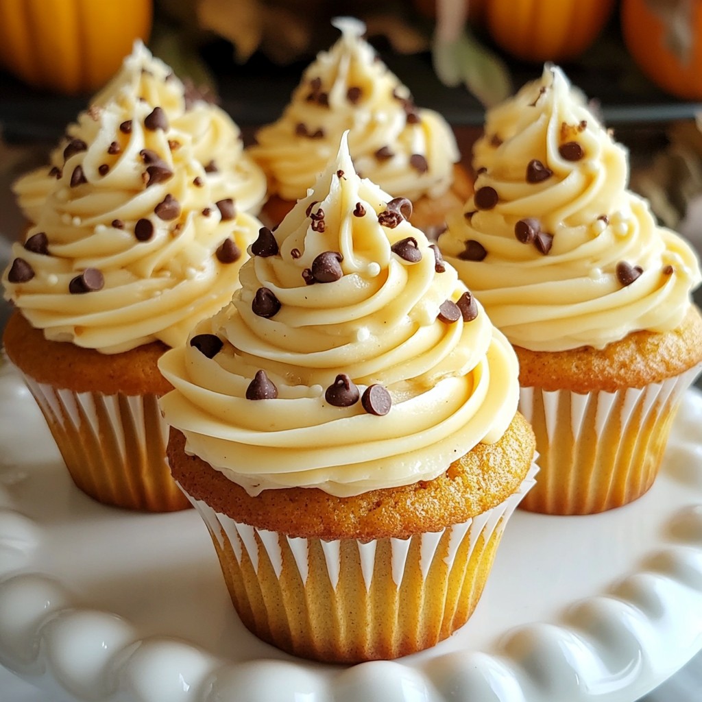 Pumpkin Spice Latte Cupcakes Delightful Fall Treat