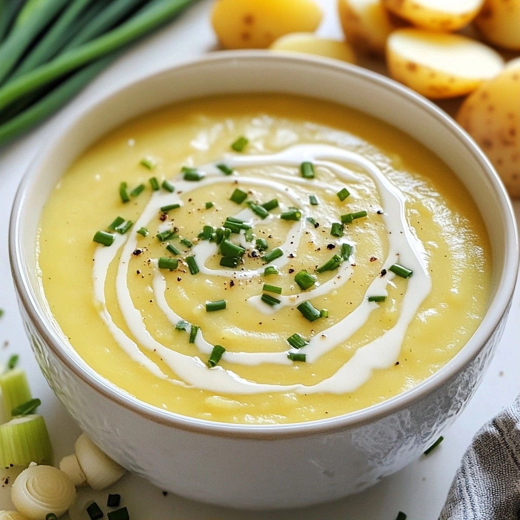 Creamy Slow Cooker Potato Leek Bisque Delight