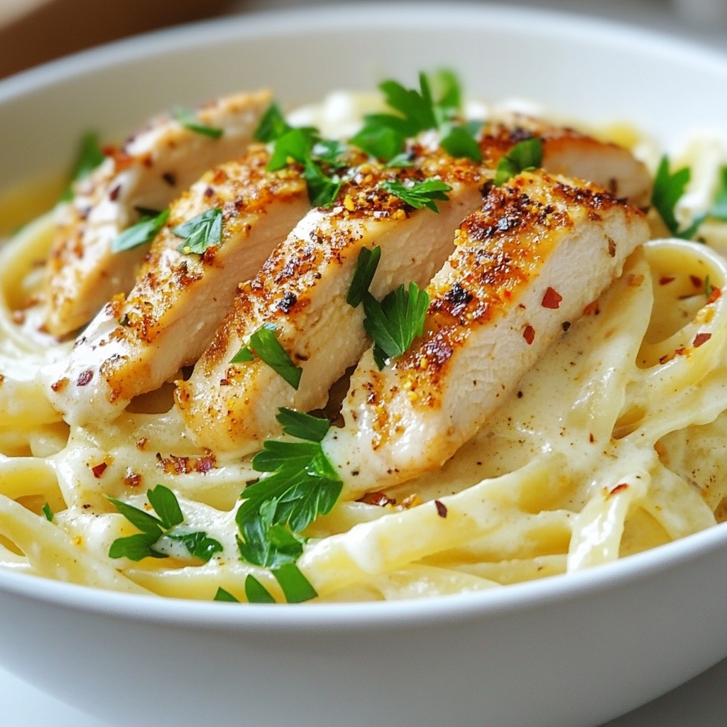 Cajun Chicken Alfredo Pasta Quick and Flavorful Meal