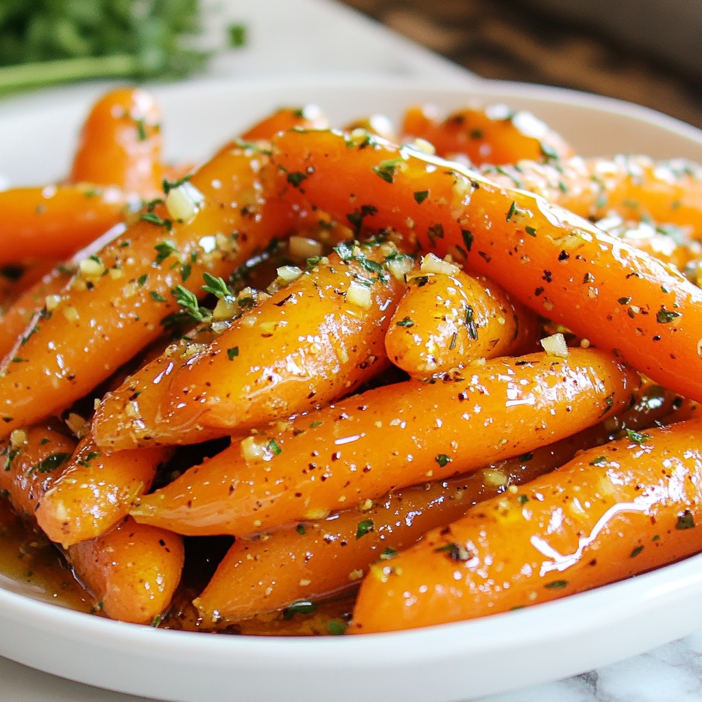 Honey Garlic Glazed Carrots Simple and Tasty Side