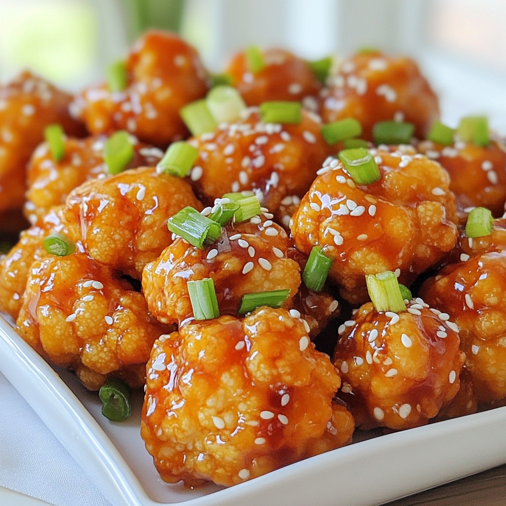 Honey Garlic Cauliflower Wings Flavorful and Simple Recipe