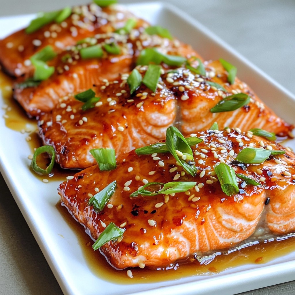 Honey Garlic Glazed Salmon Tasty and Easy Recipe