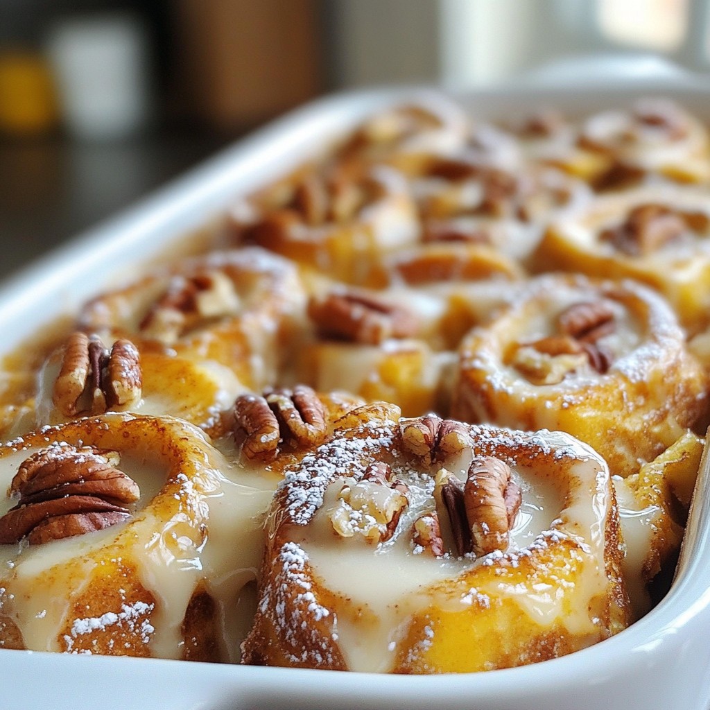 Overnight Cinnamon Roll French Toast Bake Delight