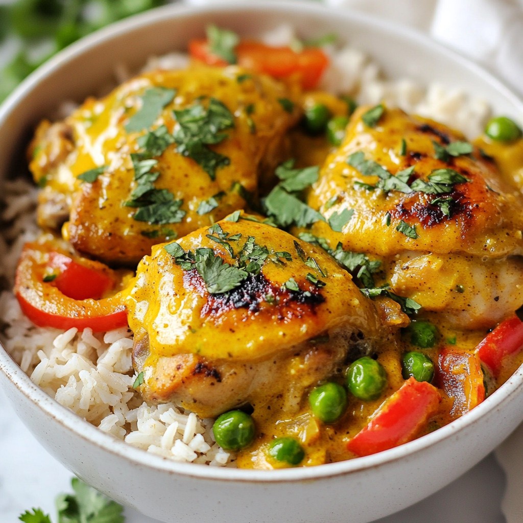 Sizzling Crockpot Spiced Chicken with Rice Delight