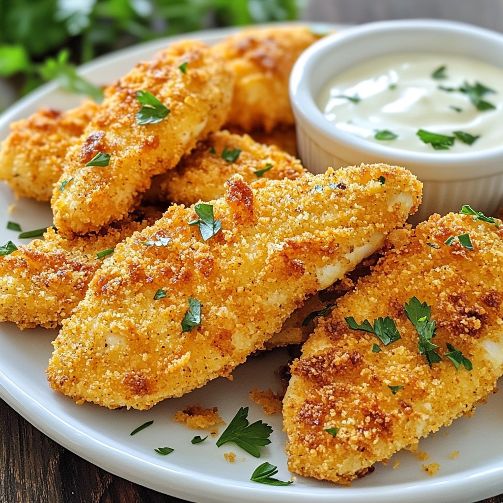 Crunchy Ranch Chicken Tenders Flavorful and Easy Meal