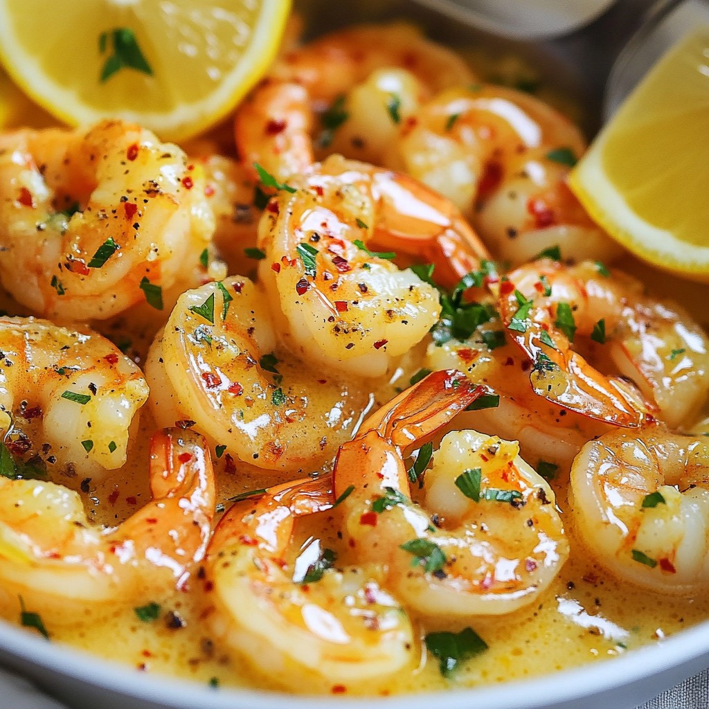 Lemon Garlic Butter Shrimp Quick and Flavorful Dish