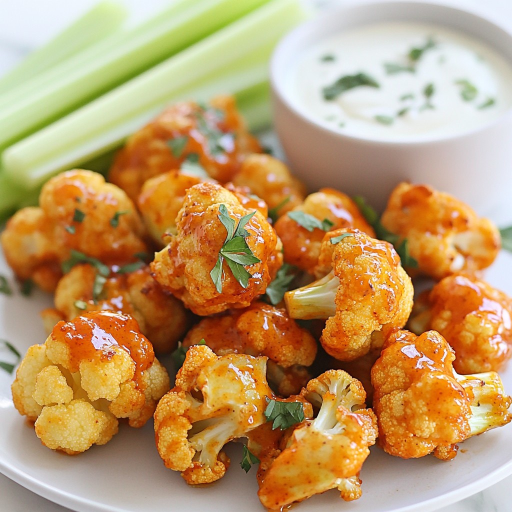 Cauliflower Buffalo Bites Tasty and Easy Recipe