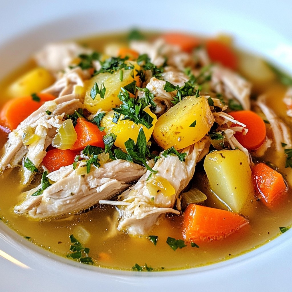 Savory Crockpot Herb Chicken and Vegetables Recipe