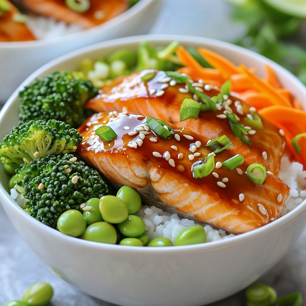 Teriyaki Salmon Rice Bowls Delicious and Easy Meal