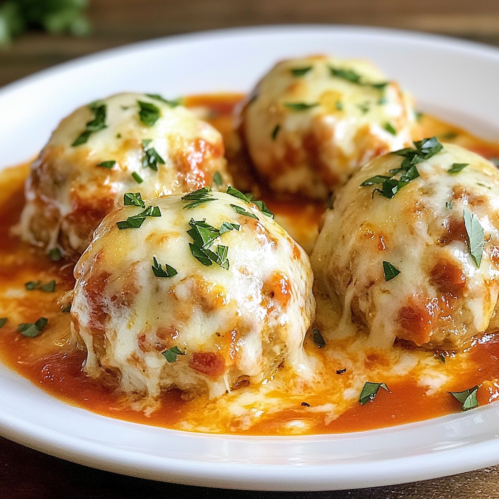 Easy Chicken Parmesan Meatballs Flavorful and Simple
