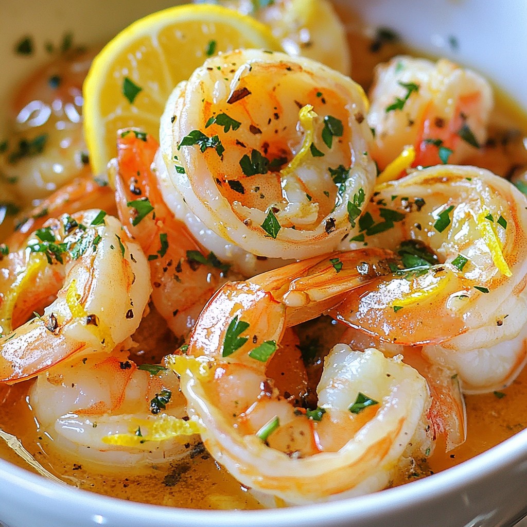Minute Garlic Butter Shrimp Quick and Tasty Meal