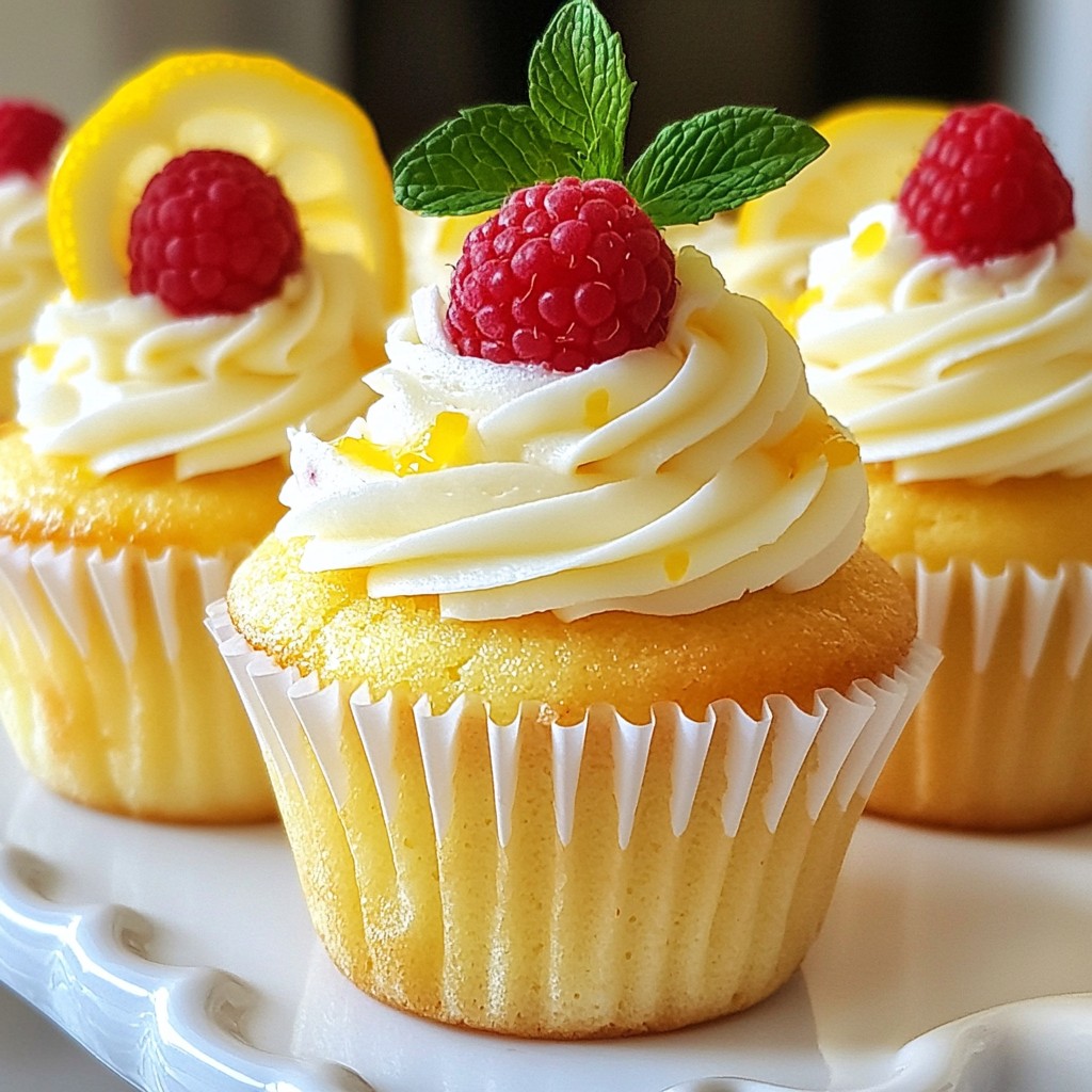 Raspberry Lemonade Cupcakes Flavorful Summer Treat