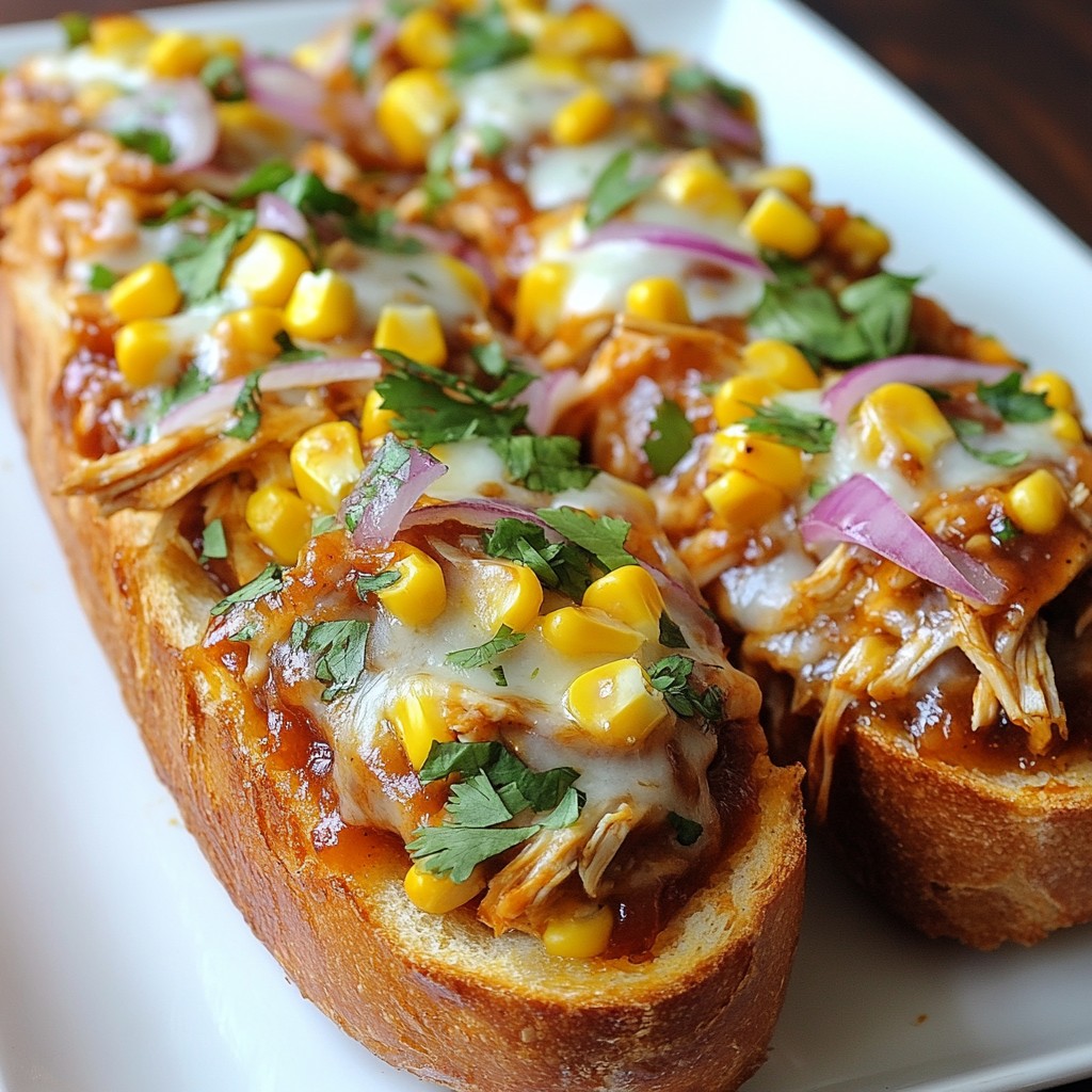 BBQ Chicken French Bread Pizza Easy and Tasty Recipe