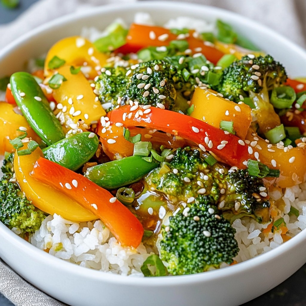 Teriyaki Veggie Stir Fry Quick and Flavorful Meal
