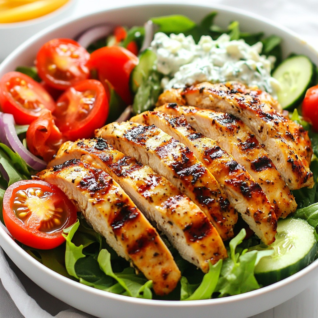 Greek Chicken Gyro Bowls Flavorful and Easy Meal