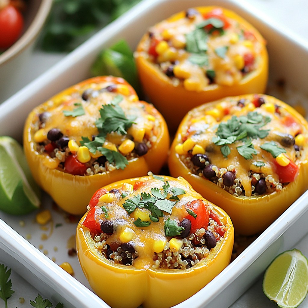 Savory Southwest Stuffed Peppers Quick and Easy Meal