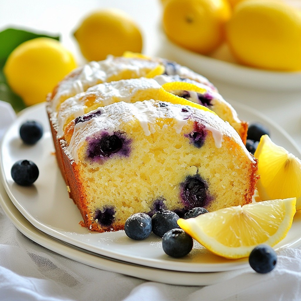 Lemon Blueberry Bread Fresh and Flavorful Delight