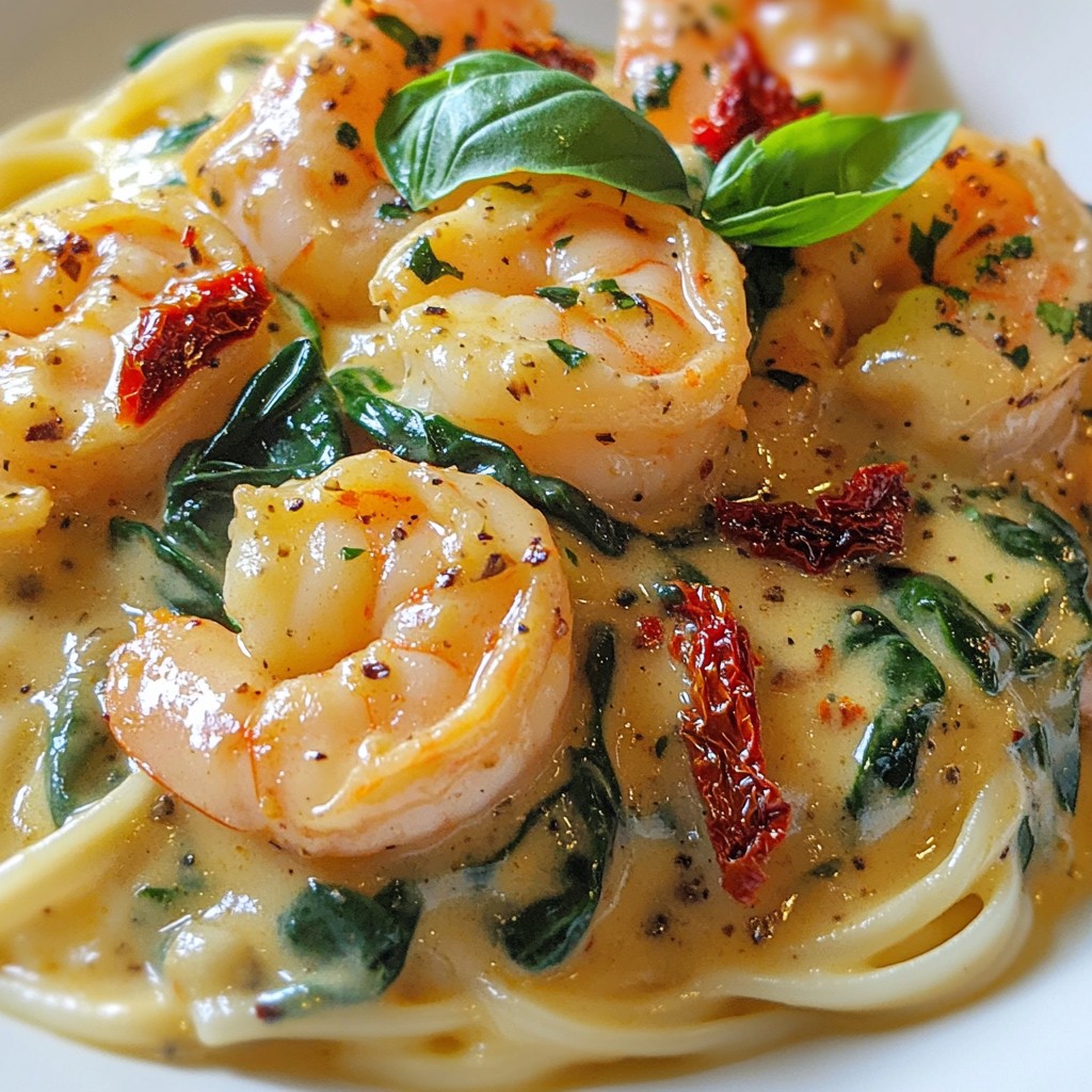 Creamy Tuscan Shrimp Flavorful and Simple Recipe
