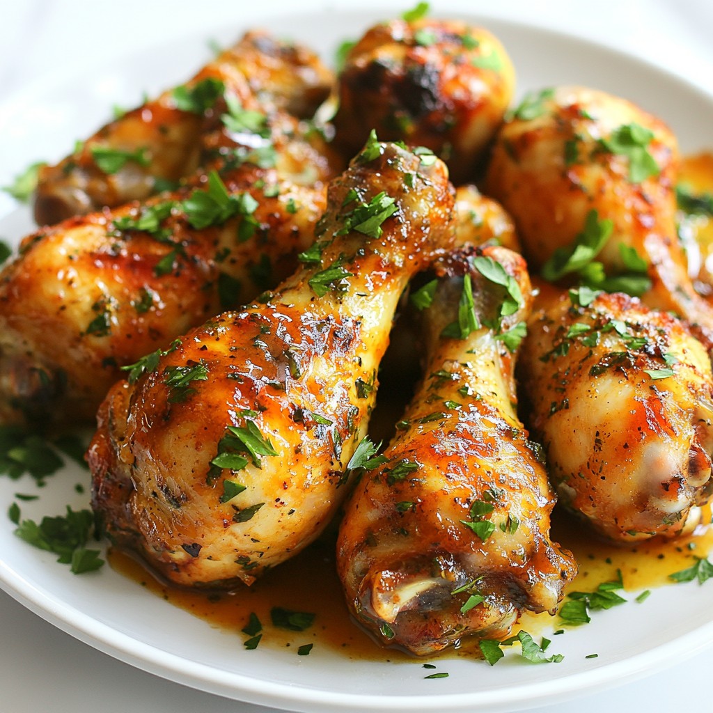 Juicy Crockpot Herb Chicken Drumsticks Simple Recipe