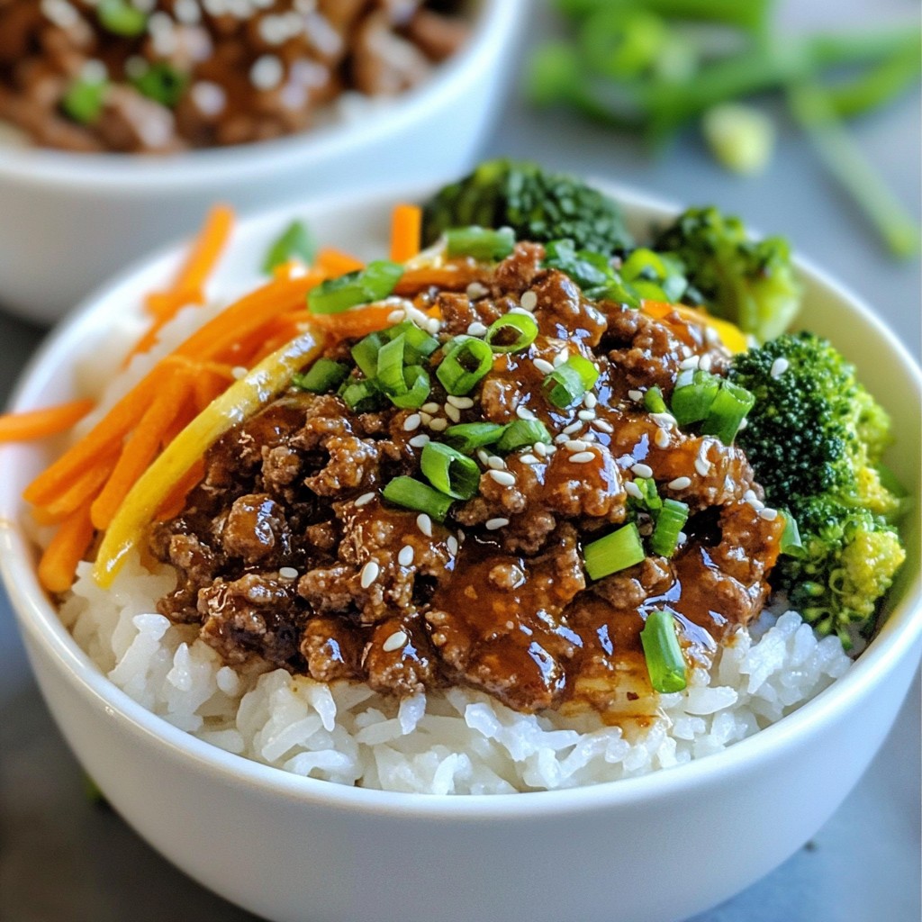 Spicy Korean Beef Bowls Easy and Flavorful Recipe