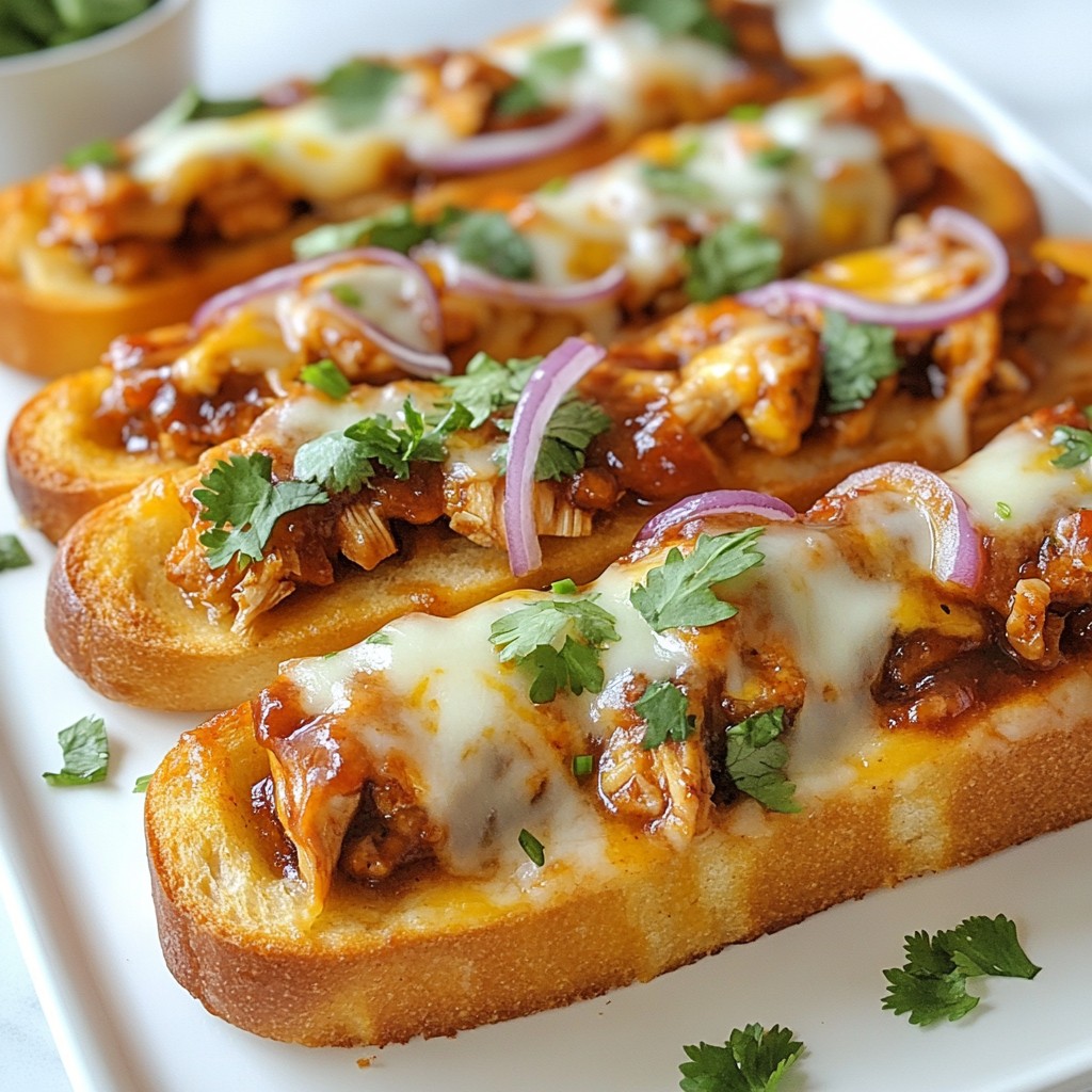 BBQ Chicken French Bread Pizza Simple and Tasty Meal