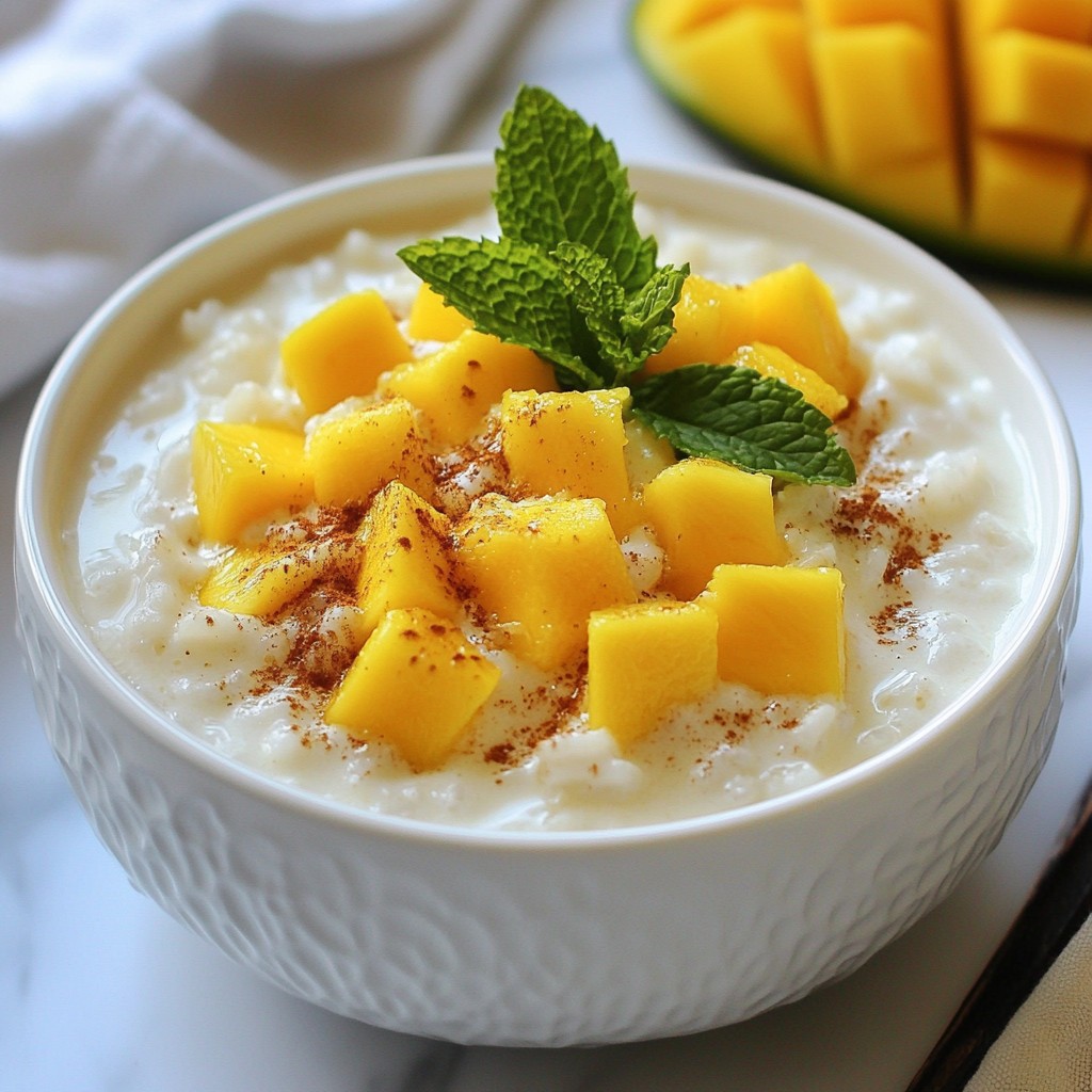 Creamy Coconut Rice Pudding Simple and Delicious Treat