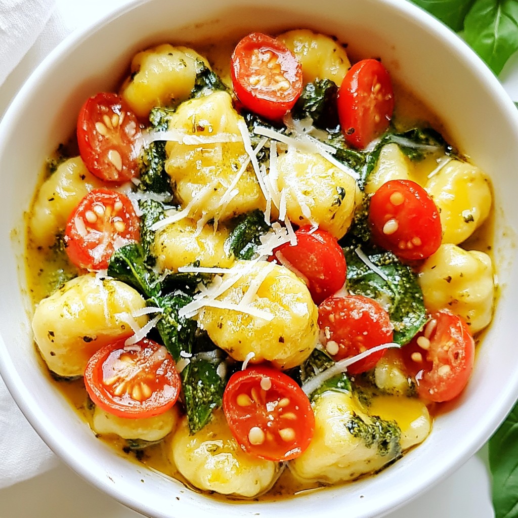 Creamy Pesto Gnocchi Flavorful and Easy Weeknight Meal