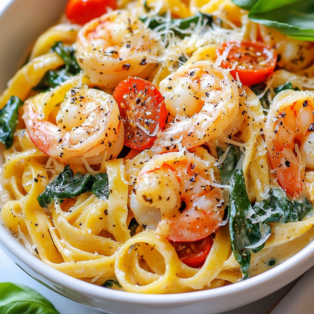 Creamy Tuscan Shrimp Pasta Delightful and Simple Meal