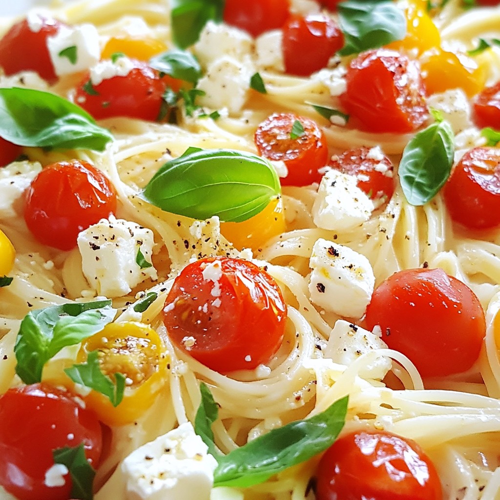 TikTok Feta Tomato Pasta Simple and Delicious Meal