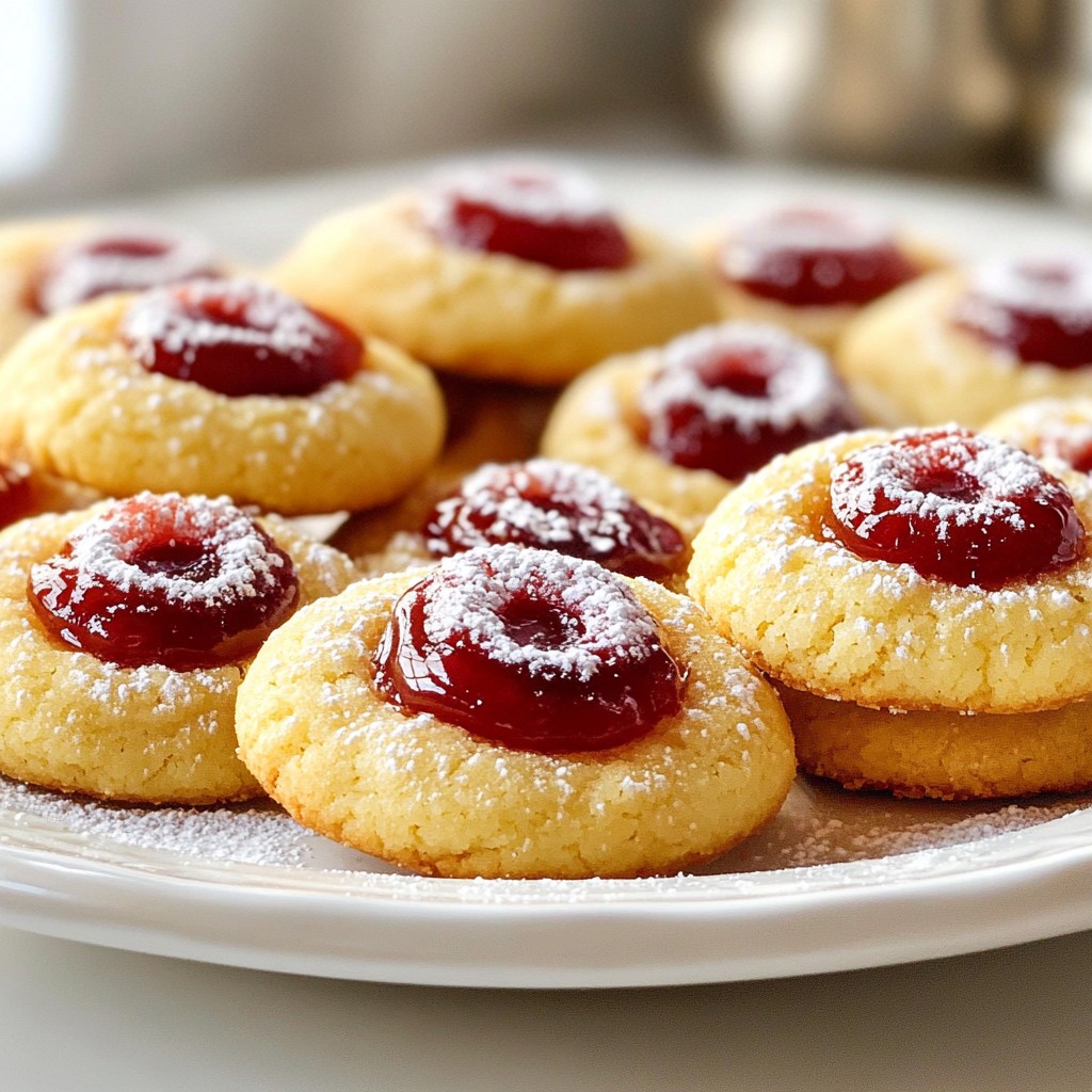 Cherry Pie Thumbprint Cookies Simple and Tasty Treat