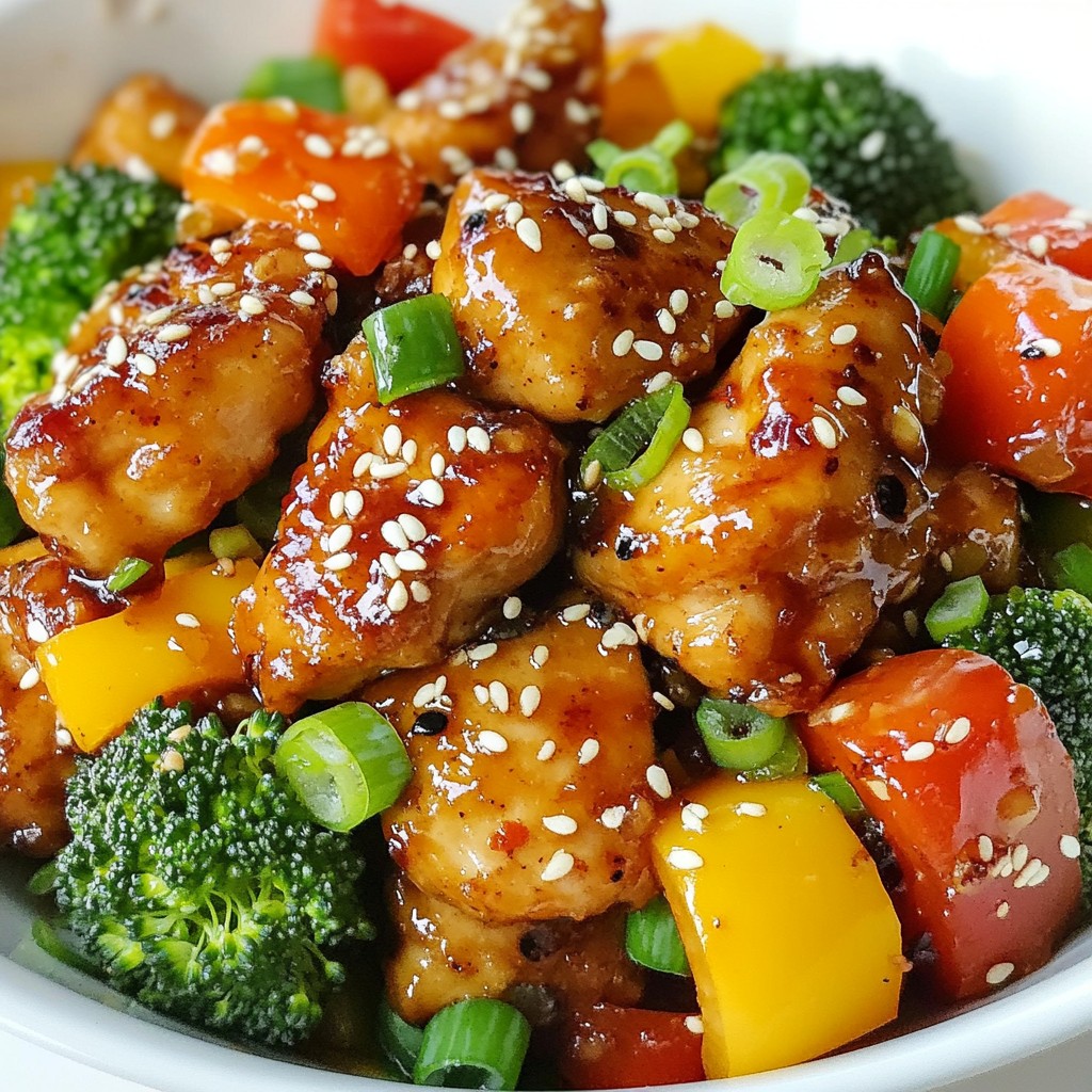 Orange Glazed Chicken Stir Fry Flavorful Weeknight Meal