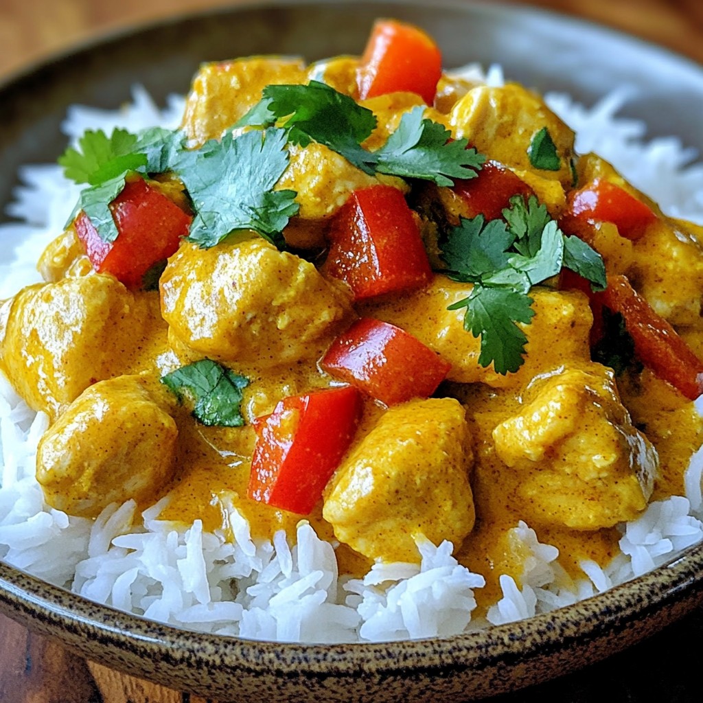 Spicy Slow Cooker Chicken Curry Delight Recipe Simple